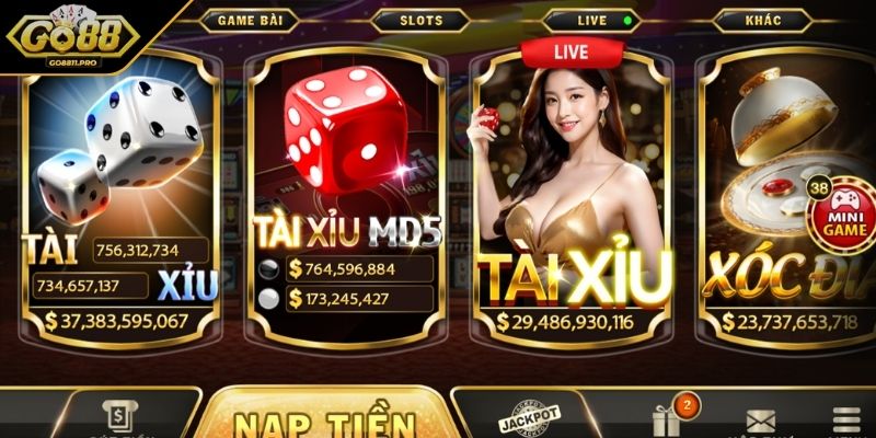 Cách Chơi Tài Xỉu Siêu Chuẩn Dành Cho Người Chơi Tại GO88 2 Giới thiệu game Tài Xỉu