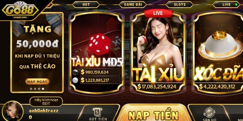 Giới Thiệu GO88 Cổng Game Giải Trí Đổi Thưởng Hàng Đầu 2025 1 Giới thiệu GO88 đổi thưởng xanh chín