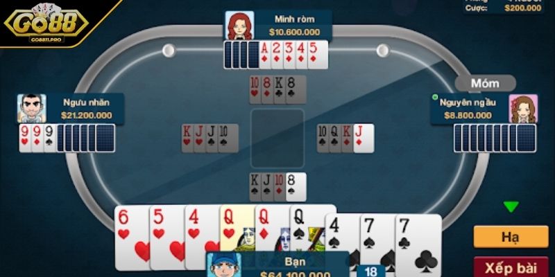 Phỏm Go88 - Cách Tính Điểm và Chiến Thuật Chơi Hiệu Quả 3 Lợi thế khi chơi Phỏm Go88